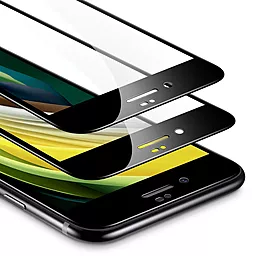 Защитное стекло ESR Screen Shield 3D Apple iPhone iPhone SE 2020, iPhone 8, iPhone 7, iPhone 6, iPhone 6s (2шт) Black (3C03200330101) - миниатюра 2