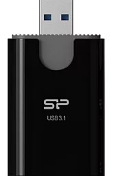 Кардридер Silicon Power Combo Card Reader USB 3.2 Gen 1 Black (SPU3AT5REDEL300K) - миниатюра 2