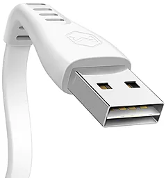Кабель USB McDodo Flying Fish LED CA-6430 15W 3A 1.2M USB Type-C Cable White - миниатюра 3