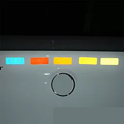 Cветоотражающая наклеечка Reflective Warning Strip Tape  Yellow - миниатюра 8