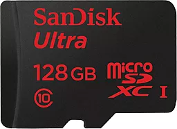 Карта пам'яті SanDisk microSDXC 128GB Ultra Class 10 UHS-I + SD-адаптер (SDSQUNC-128G-GN6MA) - мініатюра 2