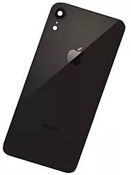 Задняя крышка корпуса Apple iPhone XR со стеклом камеры Black - миниатюра 2