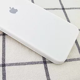 Чехол Silicone Case Full Camera Square для Apple iPhone 7, iPhone 8, iPhone SE 2020 White - миниатюра 3