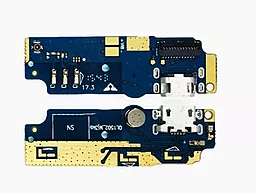Нижняя плата Asus ZenFone Max (ZC550KL) c разъемом зарядки и микрофоном, версия В - миниатюра 3