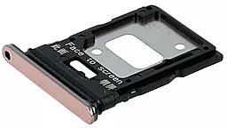 Держатель (лоток) Сим карты Xiaomi Mi 11 Lite 5G и карты памяти Dual SIM Peach Pink