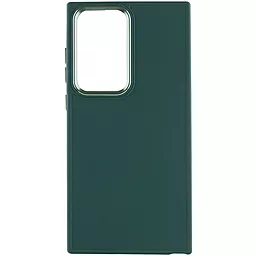 Чехол Epik TPU Bonbon Metal Style для Samsung Galaxy S23 Ultra Pine green