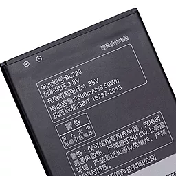 Акумулятор Lenovo A808T IdeaPhone / BL229 (2500 mAh) - мініатюра 2