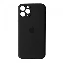 Чехол Silicone Case Full Camera for Apple IPhone 11 Pro Black