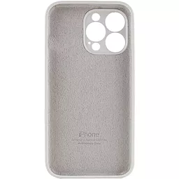Чехол Silicone Case Full Camera для Apple iPhone 15 Pro Max white - миниатюра 2