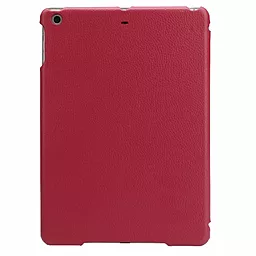 Чехол для планшета JisonCase PU leather case for iPad Air Rose red [JS-ID5-09T34] - миниатюра 2
