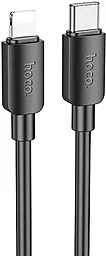 USB PD Кабель Hoco X96 Hyper 20w 2.4a 0.25m USB Type-C - Lightning cable black