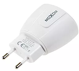 Сетевое зарядное устройство MOXOM KH-68 2.1A 2xUSB-A ports + USB-C cable white - миниатюра 3