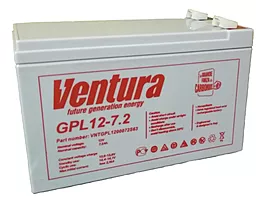 Акумуляторна батарея Ventura 12V 7.2Ah (GPL 12-7.2) - мініатюра 2
