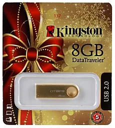 Флешка Kingston 8Gb DataTraveler GE9  (DTGE9/8GB) Gold - мініатюра 4