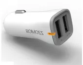 Автомобільний зарядний пристрій Romoss 2 USB 2.1A / 1.0А White (AU17-101) - мініатюра 3