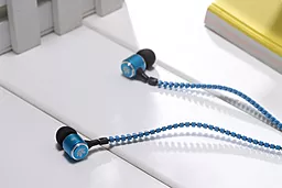 Навушники Miracase Zipper In-ear (ME801) Blue - мініатюра 3