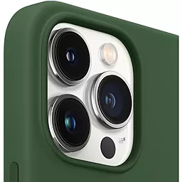 Чехол Apple Silicone Case Full with MagSafe and SplashScreen для Apple iPhone 13 Pro Max Clover - миниатюра 3