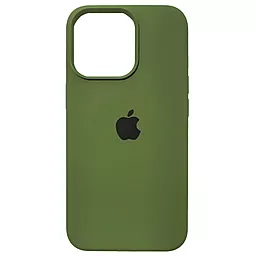 Чехол Silicone Case Full для Apple iPhone 13 Pro Max Army Green