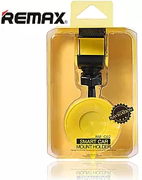 Автотримач  Remax RM-C02 Black / Yellow - мініатюра 2