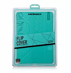Чехол для планшета Momax Flip cover case for iPad Air Green [FCAPIPAD5B2] - миниатюра 2