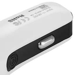 Автомобільний зарядний пристрій Baseus 2USB Car charger 2.1A White (Tiny) - мініатюра 5