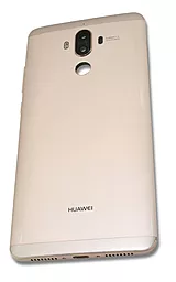 Задняя крышка корпуса Huawei Mate 9 со стеклом камеры Original Gold - миниатюра 2