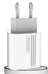 Сетевое зарядное устройство WUW C141 20W PD/QC USB-A-C charger White - миниатюра 4