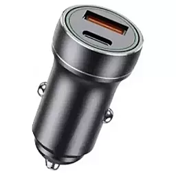 Автомобильное зарядное устройство Jellico F4 20w 3.1A USB-C/USB-A ports + lightning cable black - миниатюра 4