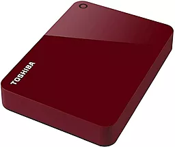 Внешний жесткий диск Toshiba Canvio Advance 4TB 2.5" USB 3.0 (HDTC940ER3CA) Red - миниатюра 4