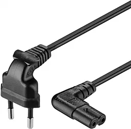 Сетевой кабель Voltronic PC-184 / 2 CEE7 / 16-C7 2 pin 0.5mm 1.2M Cable Black