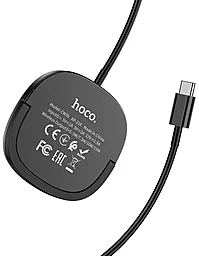 Бездротовий (індукційний) зарядний пристрій Hoco CW35 Black - мініатюра 2