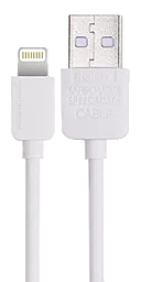 Кабель USB Remax Light Lightning Cable White (RC-006i)