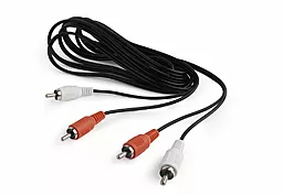 Аудіо кабель Cablexpert 2xRCA M/M Cable 1.8 м black (CCA-2R2R-6)