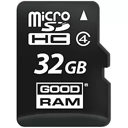 Карта пам'яті GooDRam microSDHC 32GB Class 4 + SD-адаптер (M40A-0320R11) - мініатюра 2