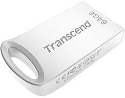 Флешка Transcend JetFlash 710 64GB (TS64GJF710S) Silver - миниатюра 3