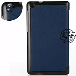 Чохол для планшету BeCover Smart Case Samsung T710 Galaxy Tab S 8.0 Deep Blue (700618) - мініатюра 2