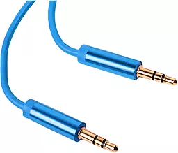 Аудіо кабель Ultra AUX mini Jack 3.5mm M/M Cable 1 м blue (UC73-0100) - мініатюра 2