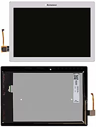 Дисплей для планшета Lenovo Tab 2 A10-70F, A10-70L + Touchscreen White