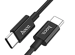 Кабель USB Hoco X23 Skilled USB Type-C to USB Type-C Cable Black - миниатюра 2
