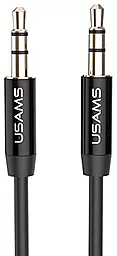 Аудіо кабель Usams YP-01 AUX mini Jack 3.5mm M/M Cable 1 м black