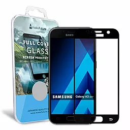Защитное стекло MAKE Full Cover Samsung A320 Galaxy A3 2017 Black (MGFCSA320B)