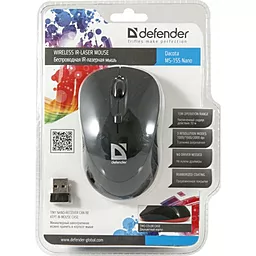 Комп'ютерна мишка Defender Dacota MS-155 Nano (52155) Black - мініатюра 4