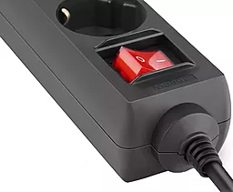 Сетевой фильтр (удлинитель) REAL-EL RS-Protect M 1.8м 5 розеток с выключателем  black - миниатюра 9