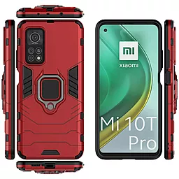 Чехол Epik Transformer Ring Xiaomi Mi 10T, Mi 10T Pro Dante Red - миниатюра 3
