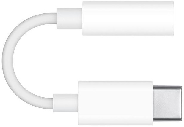 Аудио-переходник Apple Type-C to 3.5 mm Headphone Adapter White (MU7E2 / MU7E2FE/A) / изоборажение №1