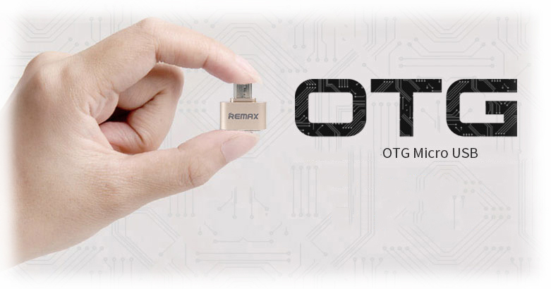 OTG-переходник Remax Micro USB Silver (RA-OTG) / изоборажение №1