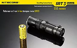 Ліхтарик Nitecore SRT3 Defender (военный серый) (6-1078g) - мініатюра 15