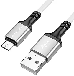 Кабель USB Borofone BX83 micro USB Cable White - миниатюра 2