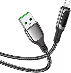 Кабель USB Hoco S51 Extreme 1.2m 2.4A Lightning Cable Black - миниатюра 5