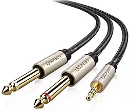 Аудио кабель Ugreen AV126 AUX mimi Jack 3.5mm - 2xRCA M/M cable 2 м black (10615) - миниатюра 3